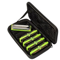 Rocket Amp Pro Pack 5-piece Harmonica Set - Keys of C, G, A, D, B Flat