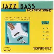 Jazz Roundwound Electric Bass String Set, Super Long Scale (43-101)