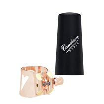 Optimum Bb Clarinet Ligature With Plastic Cap, Pink Gold