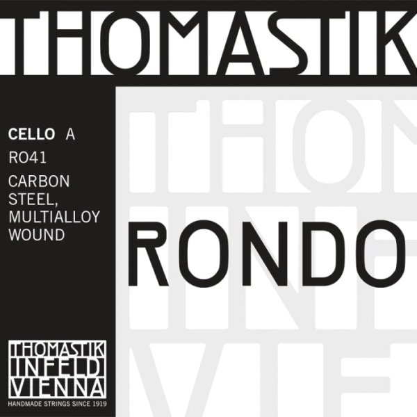 Rondo Cello A-string 4/4 Spiral Core Tungsten / Chrome Wound