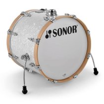 AQ2 Series 20″ x 16″ Bass Drum With Mount, White Pearl