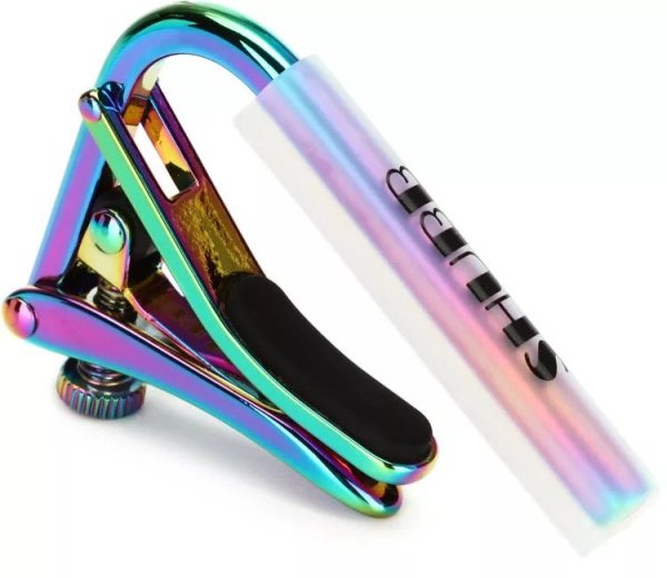 Royale Series, Paua Pearl Titanium Finish Capo For Classical Guitar