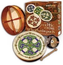 12″ Bodhrán Drum Pack, Brosna Cross