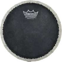 7.15″ Tucked Skyndeep Bongo Drumhead, Black Calfskin Graphic