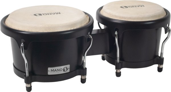 Bongo Set 7” & 8” with Comfort Rims, Midnight Black Satin