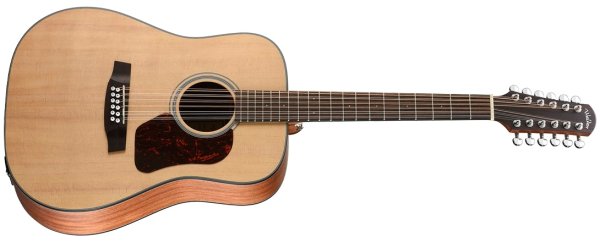 Natura 500 12-String Dreadnought Acoustic / Electric Guitar With Gig Bag, Open Pore Satin