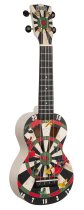 Art Series Soprano Ukulele With Bag, Darts