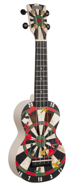 Art Series Soprano Ukulele With Bag, Darts