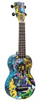 Art II Series Soprano Ukulele With Bag, Graffiti