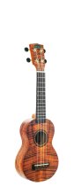 Artist Elite Series Photo Flame Koa Soprano Ukulele With Bag, Matt Finish