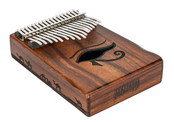 17-Key Kalimba With Bag & Tuning Hammer, Pharaoh