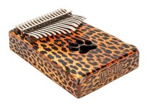 17-Key Kalimba With Bag & Tuning Hammer, Cheetah