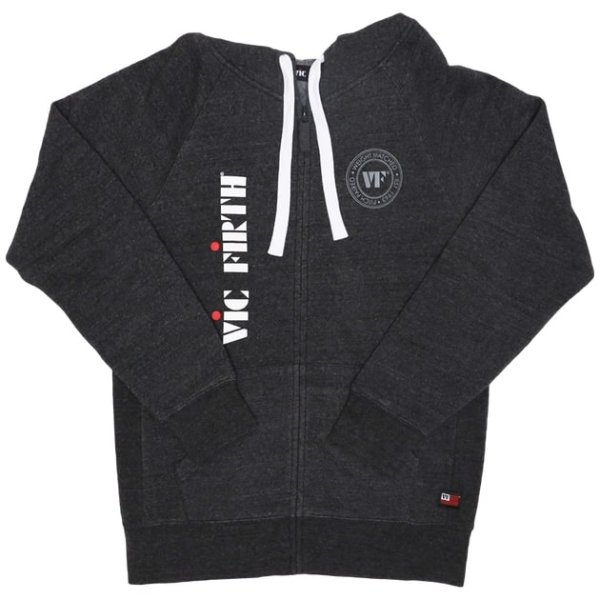 Zip Up Logo Hoodie, Large