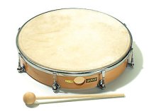 8″ Tunable Hand Drum, Natural Skin