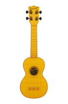 Soprano Waterman Ukulele, Amber Yellow Transparent