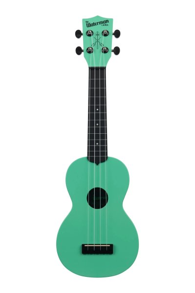 Soprano Waterman Ukulele, Sea Foam Green