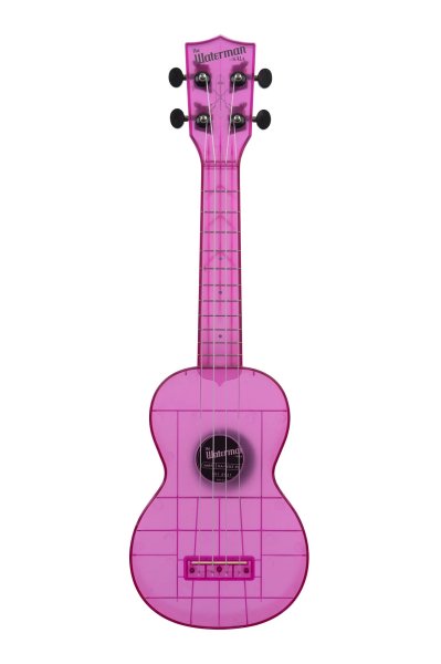 Soprano Waterman Ukulele, Amethyst Purple Transparent