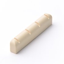 Ukulele Slotted Nut 37.5x7.3mm, White