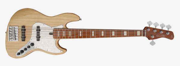 Marcus Miller V8 5-String Electric Bass With Gig Bag, Natural