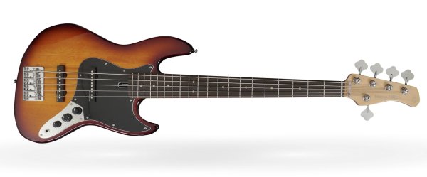 Marcus Miller V3P 5-String Electric Bass, Tobacco Sunburst