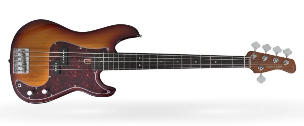 Marcus Miller P5R 5-String Electric Bass, Tobacco Sunburst