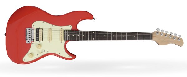 Larry Carlton S3 Electric Guitar, Red