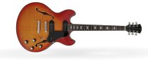 Larry Carlton H7V Electric Guitar, Cherry Sunburst