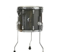 AQ2 Series 13" X 12" Floor Tom, Transparent Stain Black