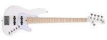 Elrick NJS 4 5-String Electric Bass With Case, White