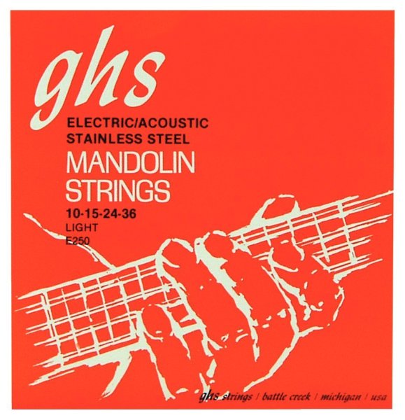 Stainless Steel Loop End Mandolin Strings - 10-36