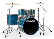 AQ1 Stage 5-Piece Drum Set With 20" Bass Drum & Hardware, Caribbean Blue