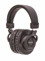 Closed-Back Studio Headphones With 50mm Drivers, Black