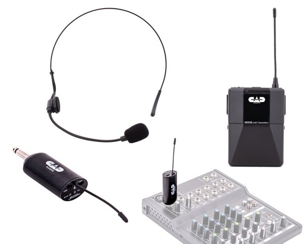 Digital Wireless Microphone System with Bodypack and Headset (500 to 599 MHz)