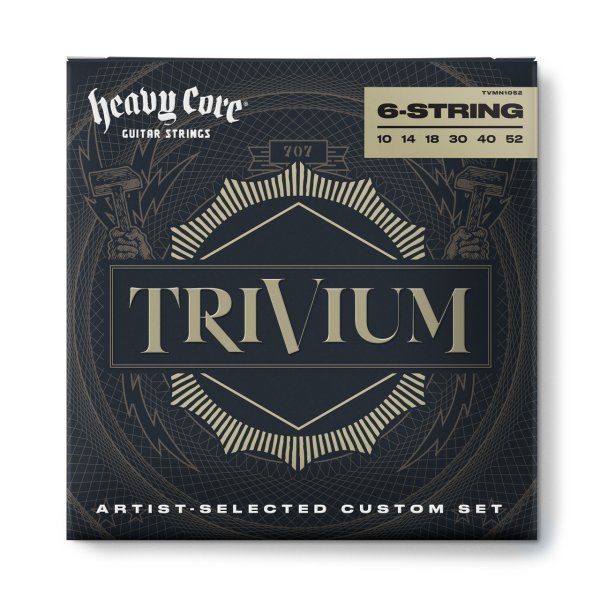 Heavy Core Trivium Signature Series Electric Guitar String Set (10-52)