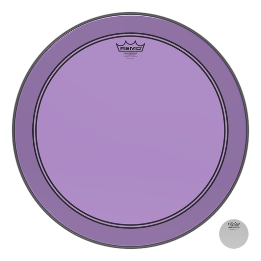 18" Powerstroke P3 Colortone Purple Bass Drumhead