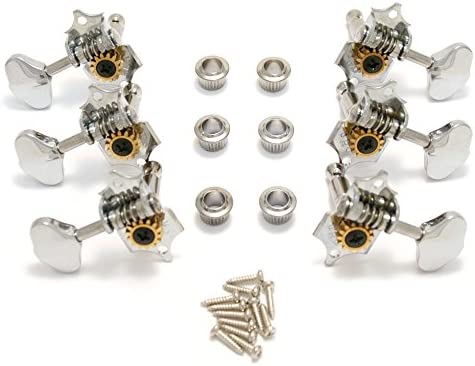 Set Of 6 97 Series Vintage Sta-Tite Tuners, Chrome