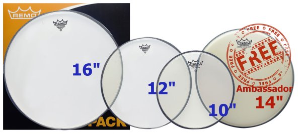 Propack Ambassador Clear 10", 12", 16" + 14" Coated