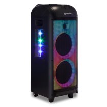 1000W Dual 8″ Portable Bluetooth Speaker with LED Party Lighting