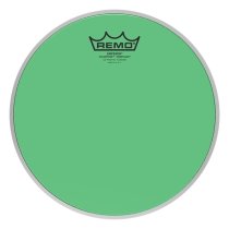 10″ Emperor Colortone Crimplock Green Tenor Drumhead