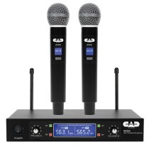 UHF Wireless Dual Handheld Microphone System