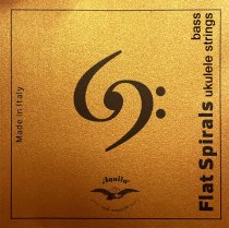 Copper Flat Spirals Short Scale Bass Strings (18-21")