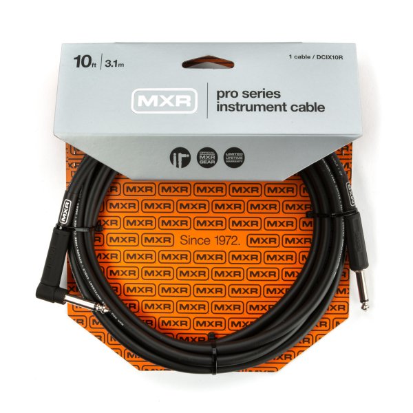 MXR 10 Ft Pro Series Instrument Cable, Right / Straight