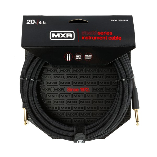 MXR 20' Stealth Series Instrument Cable