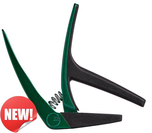 Nashville Lightweight Spring Capo For 6-String Guitar, Green