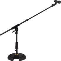 Low Profile Microphone Stand With Telescopic Boom Arm