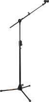 EZ Clutch Tripod Microphone Stand With Telescoping Hideaway 2-in-1 Boom