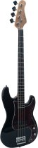 4-String P-Style Electric Bass, Black Gloss