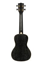 All Solid Salt & Pepper Doghair Mahogany Concert Ukulele With Bag