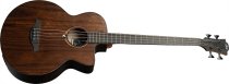 Jumbo Cutaway Acoustic / Electric Guitar With Padded Cover, Satin Open Pore