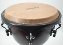 12" Djembe with Comfort Rim and Natural Skin Head, Brown